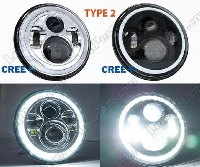 Bates Style 5 3/4 LED Scheinwerfer Kit R9T, Scheinwerfer, Beleuchtung /  Zubehör, BMW R9T